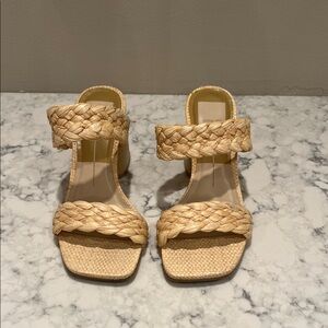 Dolce Vita Braided Sandals in Cream
